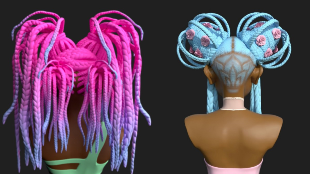 Black Hair in Video Games Is Terrible. These 3D Artists Are Changing That.