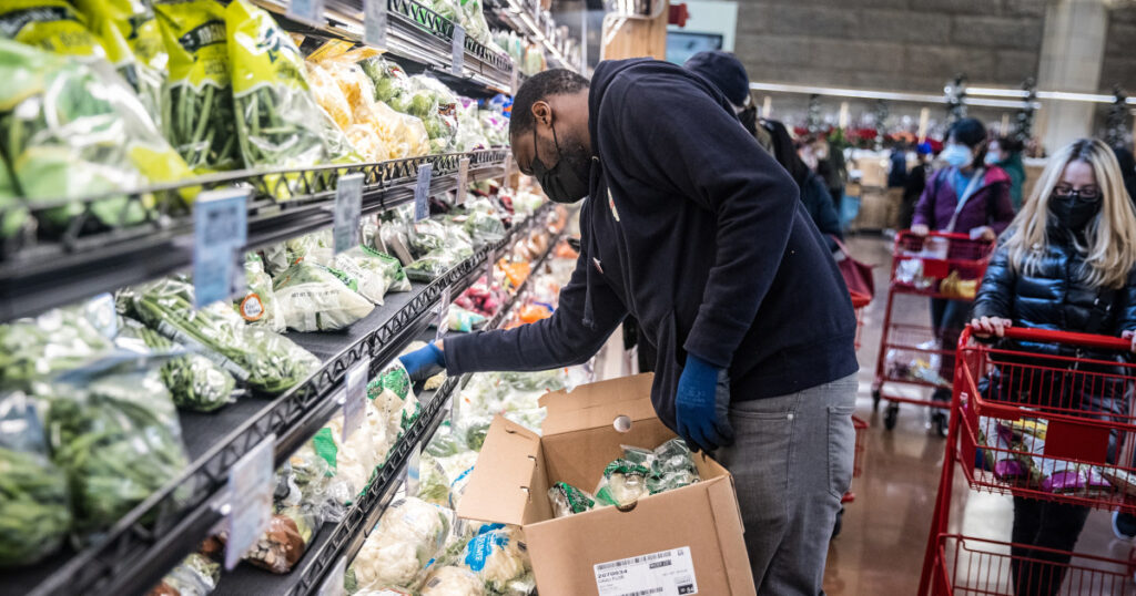 ‘We deserve more’: Grocery workers lament extra work, lack of hazard pay as omicron decimates workforce