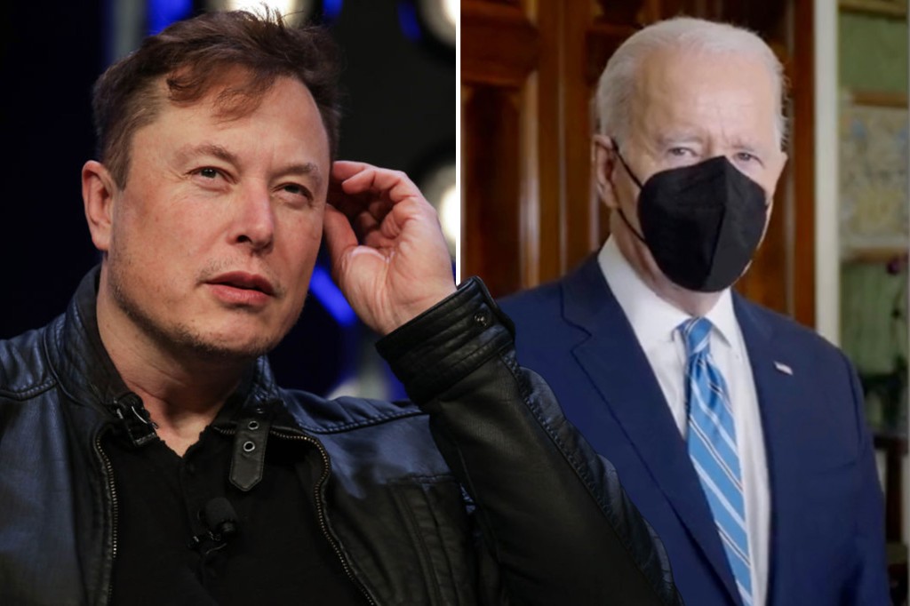 Elon Musk calls Joe Biden a ‘damp sock puppet’ after snub
