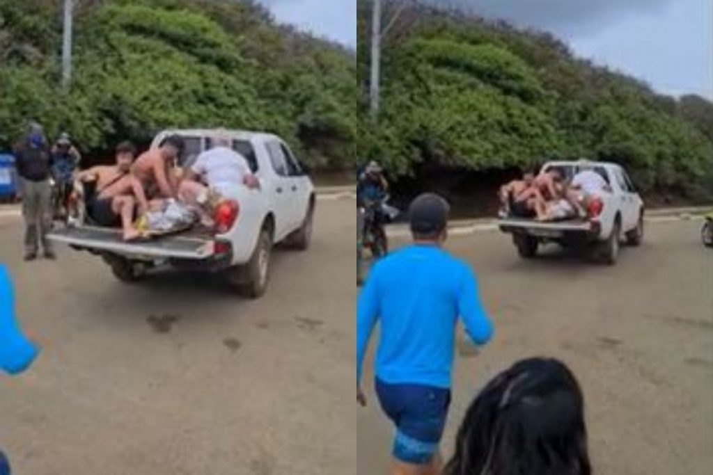 Criança é levada ao hospital após ser mordida por tubarão na Praia do Sueste em Fernando de Noronha – Pais