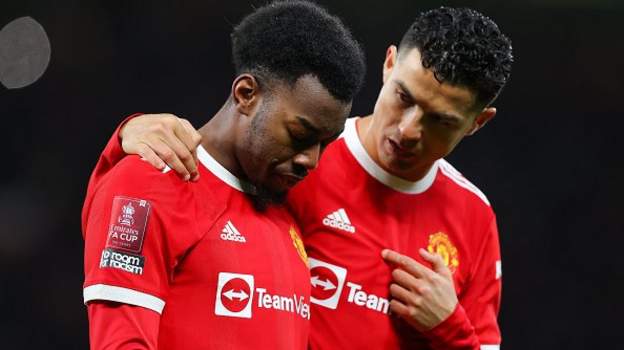 Anthony Elanga: Manchester United player racially abused after penalty miss in exit