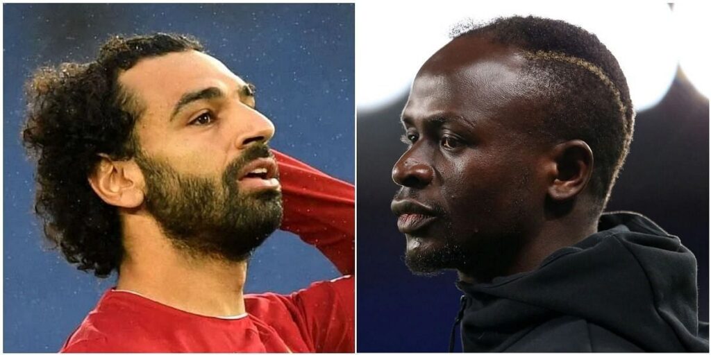 Sadio Mane consoles heartbroken Liverpool teammate Mohamed Salah after Senegal beat Egypt to win Africa Cup Of Nations