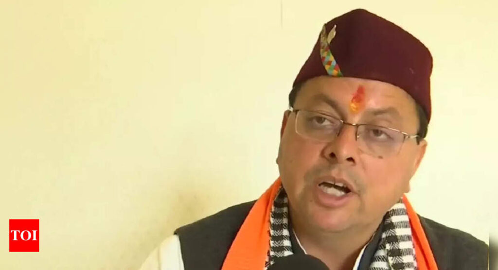 dhami: Uttarakhand CM vows uniform civil code if BJP returns to office