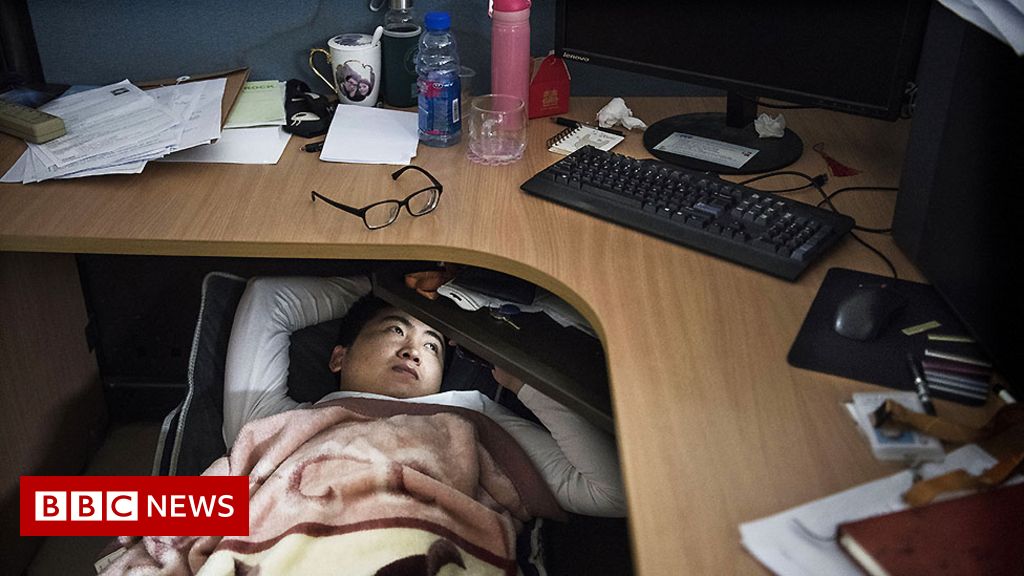 ‘Lying flat’: Why some Chinese are putting work second – BBC News