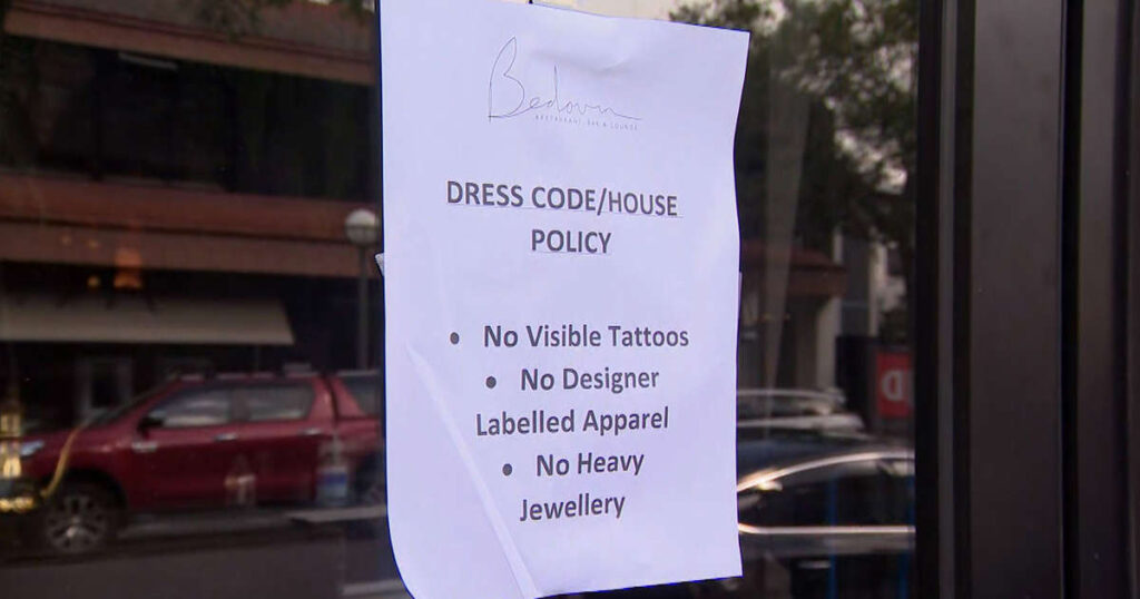 Upmarket restaurant bans visible tattoos, designer labels
