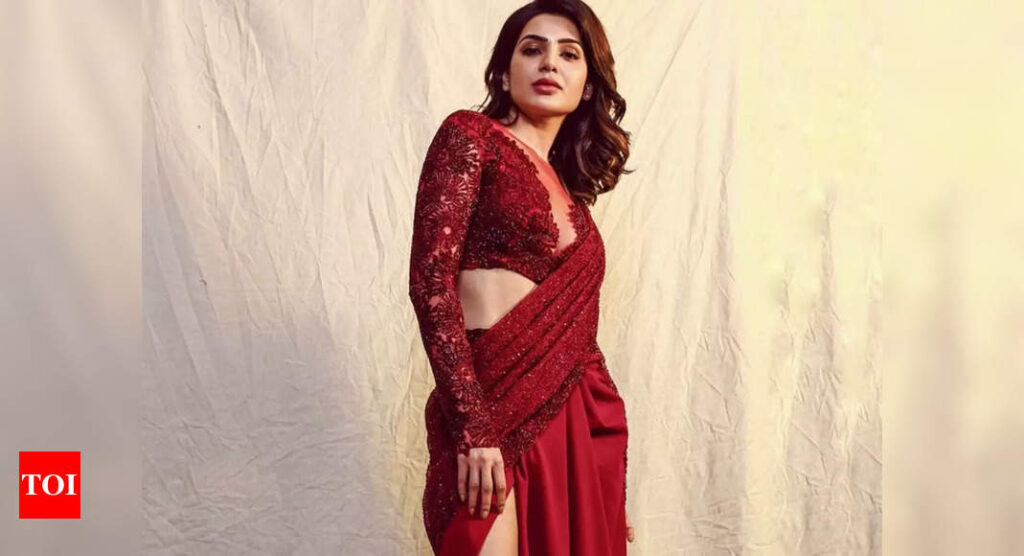 I enjoy wearing saris a lot: Samantha Ruth Prabhu