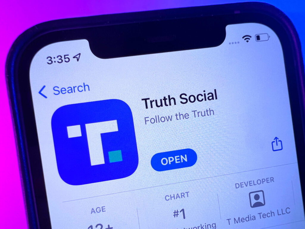 Trump-backed Truth Social tops Apple’s app store charts
