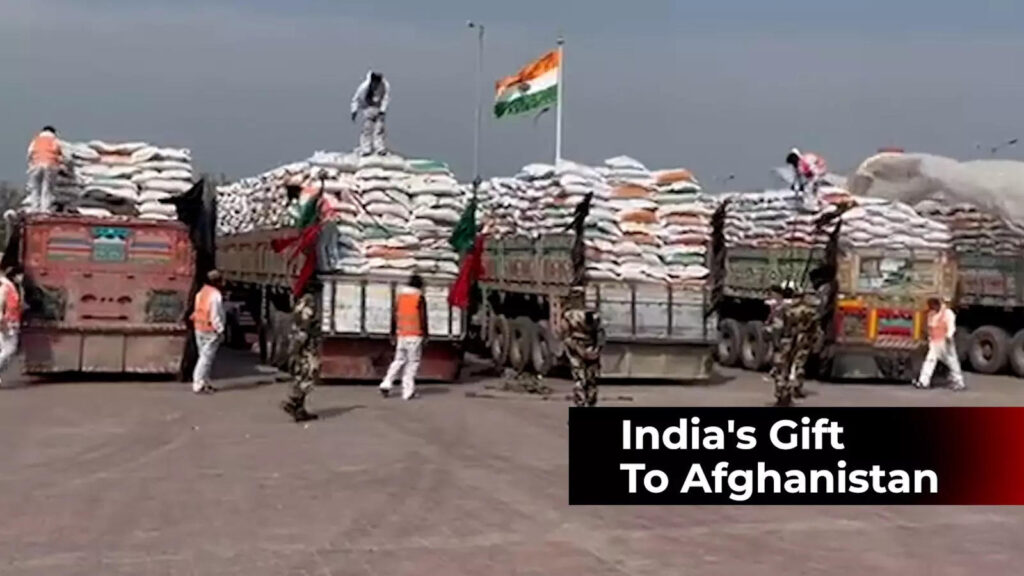 India dispatches first consignment of food grain aid to Afghanistan via Pakistan | News – Times of India Videos