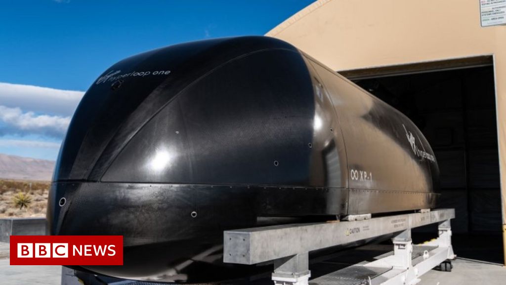 Virgin Hyperloop to focus on cargo, not people – BBC News