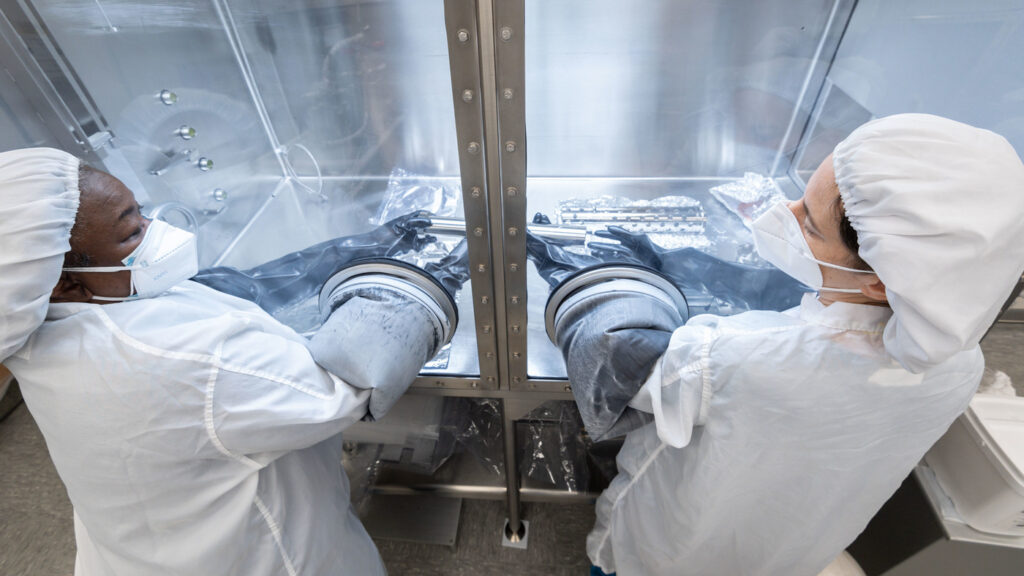 NASA is opening a vacuum-sealed sample it took from the moon 50 years ago