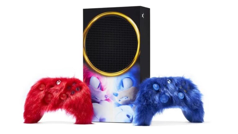 Sonic the Hedgehog 2 Gets Custom Xbox Series S, Fuzzy Controllers