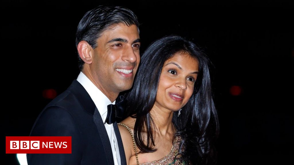 Rishi Sunak denies link to Russia through firm part-owned by wife – BBC News