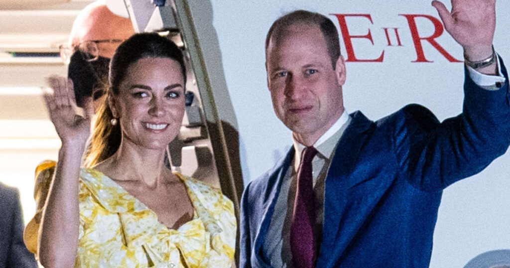 Kate ends Caribbean tour in an elegant yellow Alessandra Rich dress