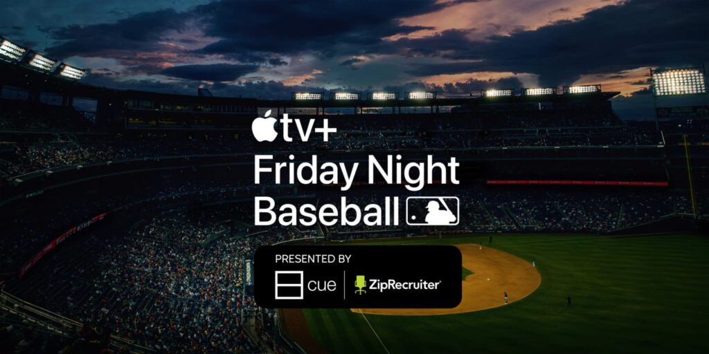 MLB, Apple TV+ Friday night schedule