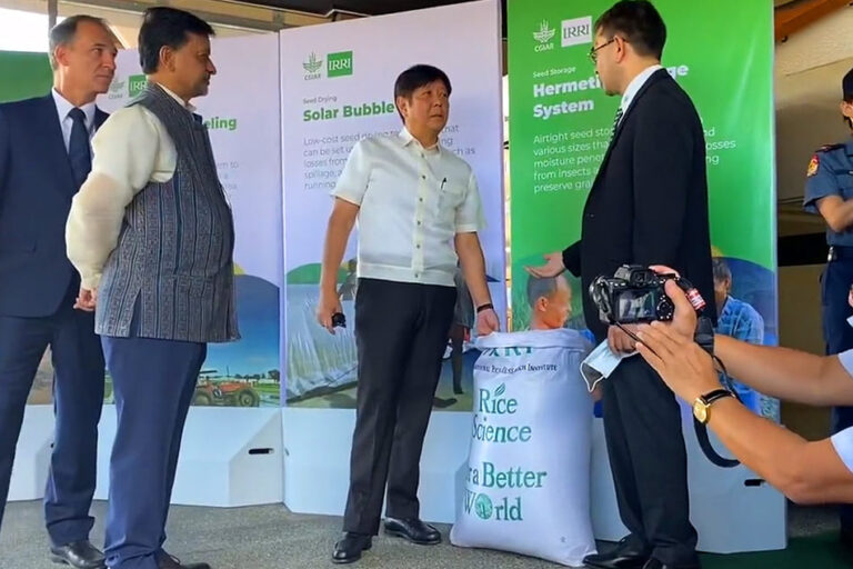 IRRI’s new technologies appropriate to PH: Marcos Jr. | ABS-CBN News